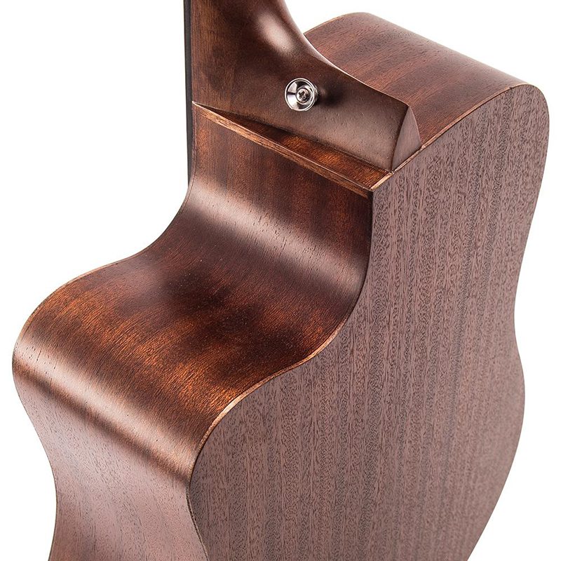 Vintage VE440WK Statesboro Dreadnought Electro-Acoustic - Whiskey Sour - Image 6