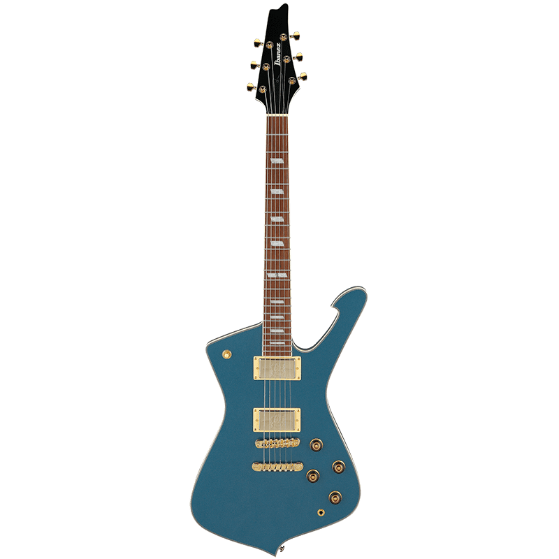 Ibanez Iceman IC420 - Antique Blue Metallic - Image 2