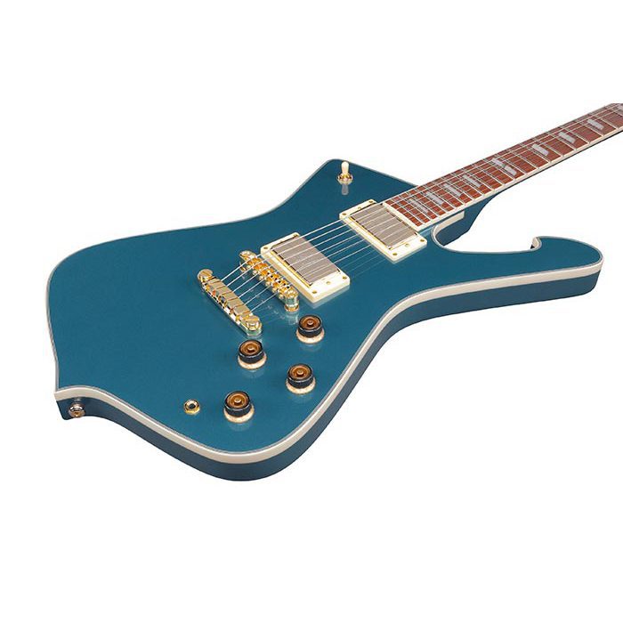 Ibanez Iceman IC420 - Antique Blue Metallic - Image 5