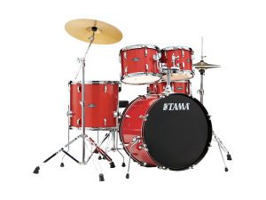 Tama Stagestar 20" 5-Piece Drum Kit w Zildjian Cymbals - Candy Red Sparkle