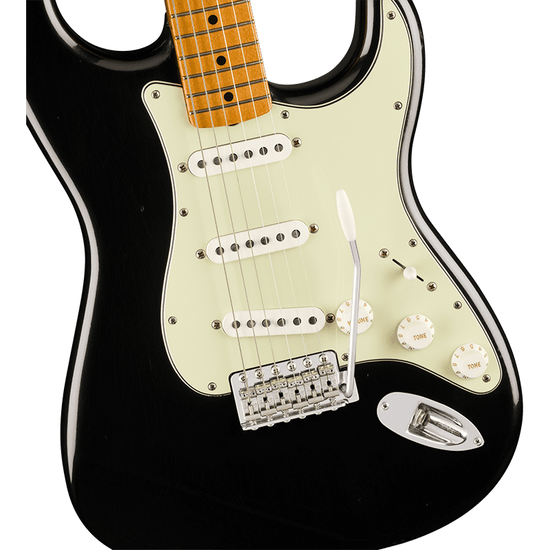 Fender Limited Edition Vintera II Road Worn 60s Stratocaster - MN - Black - Image 5