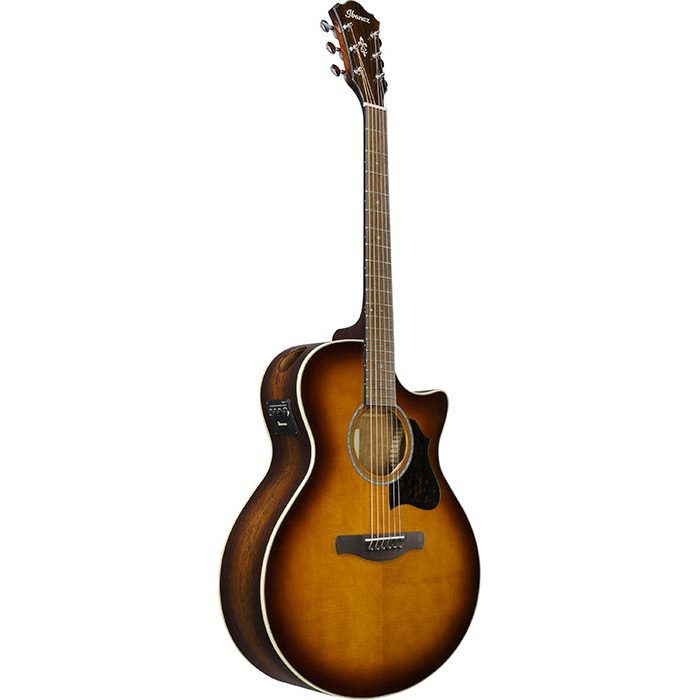 Ibanez AE160 - Electro-Acoustic - Vintage Mahogany Sunburst High Gloss - Image 4