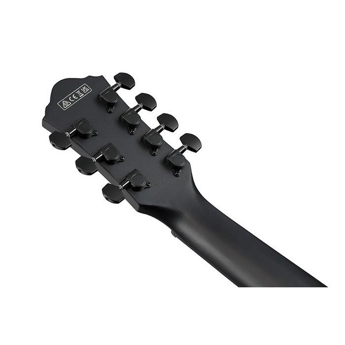 Ibanez AEG721 - 7 String Electro-Acoustic - Black Out - Image 2