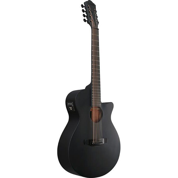 Ibanez AEG721 - 7 String Electro-Acoustic - Black Out - Image 6