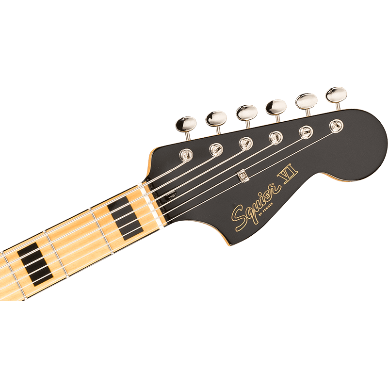 Fender Squier FSR Classic Vibe Bass VI - MN - Black - Image 2