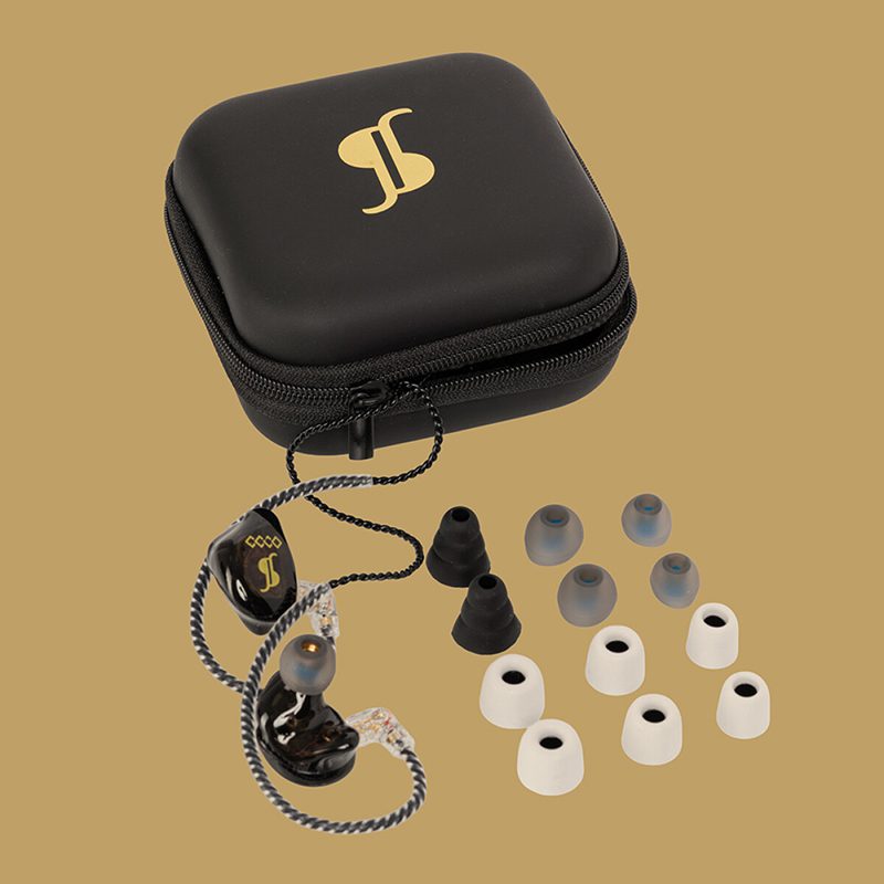 Stagg SPM-435 4-Driver In Ear Monitors - Black/Gold