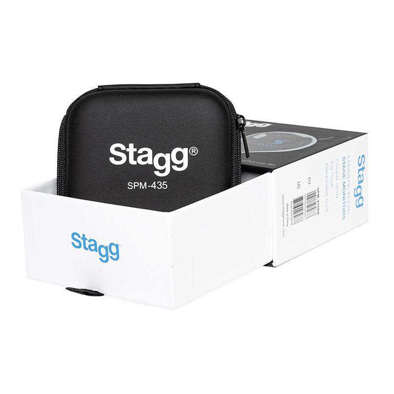 Stagg SPM-435 4-Driver In Ear Monitors - Transparent - Image 8
