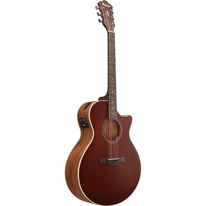 Ibanez AE100 - Electro-Acoustic - Burgundy Flat - Image 7