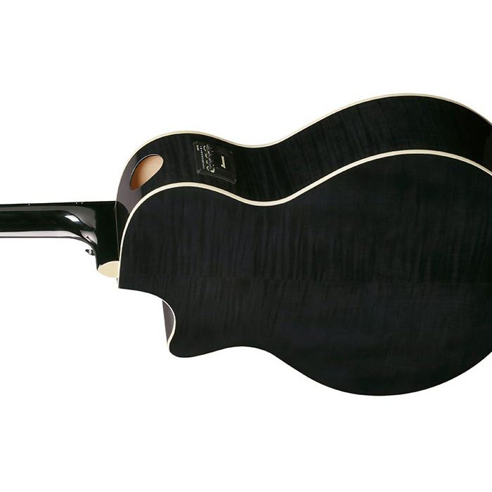 Ibanez AE170 - Electro-Acoustic - Transparent Black High Gloss - Image 7
