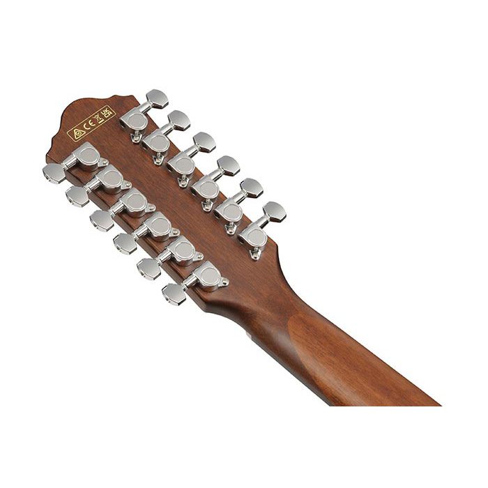 Ibanez AEG5012 - 12-String Electro-Acoustic - Black High Gloss - Image 5