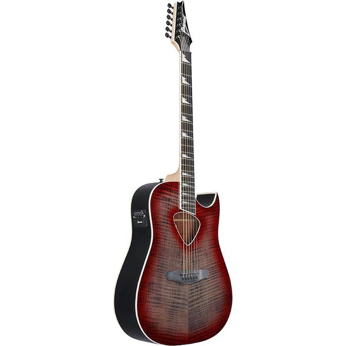 Ibanez Altstar ALT50FA - Electro-Acoustic - Red Doom Burst High Gloss - Image 4