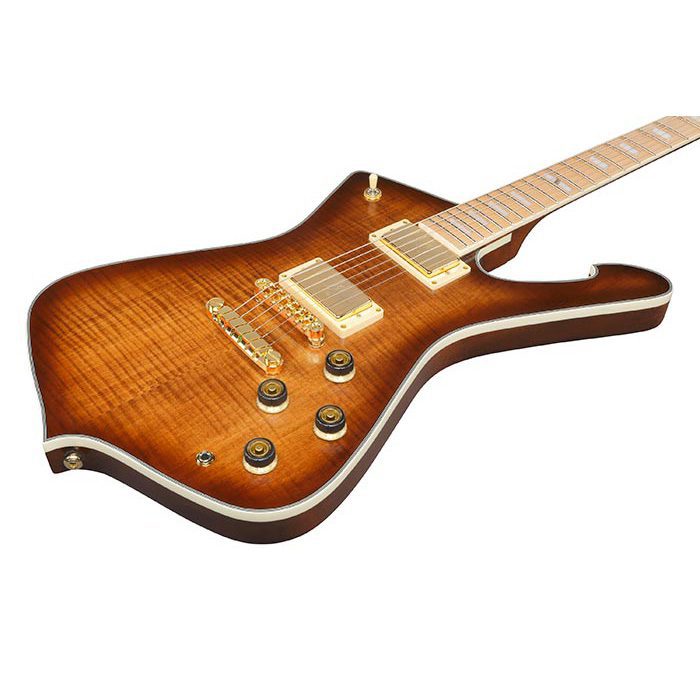 Ibanez Iceman IC420MFM - Caramel Burst Low Gloss - Image 5