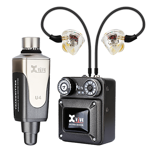 Xvive In-Ear Wireless System Bundle U4T9 - U4 Transmitter/Reciever + T9 In-Ears + CU4 Carry Case