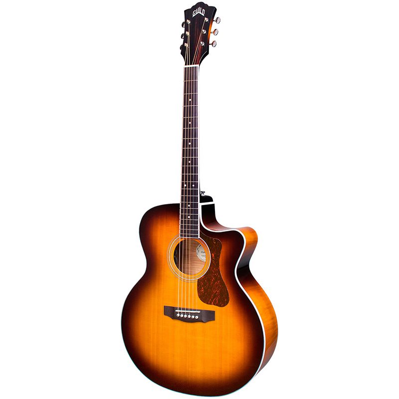 Guild F-250CE Jumbo Electro-Acoustic - Antique Burst