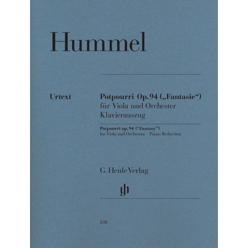 Hummel - Potpourri - Fantasie - Op.94