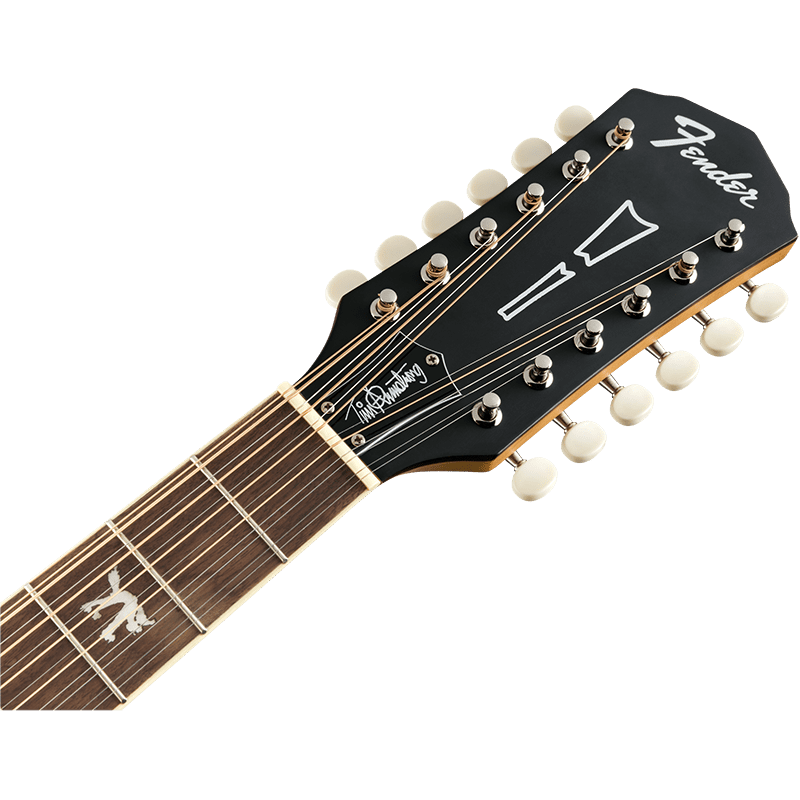 Fender Tim Armstrong Hellcat 12-String Electro-Acoustic Guitar - Mahogany - Image 7