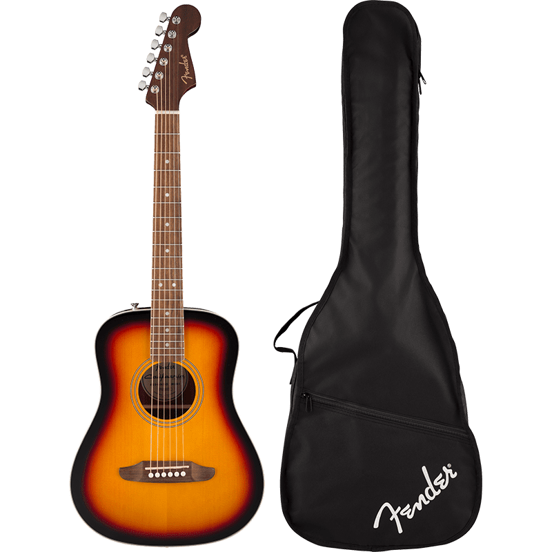 Fender California Standard Redondo Mini w/Bag - 3 Colour Sunburst - Image 5