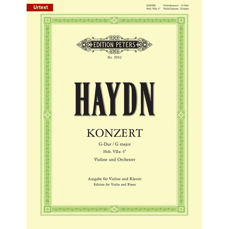 Haydn - Concerto No.2 In G - Hob.VIIa/4 - Violin And Piano
