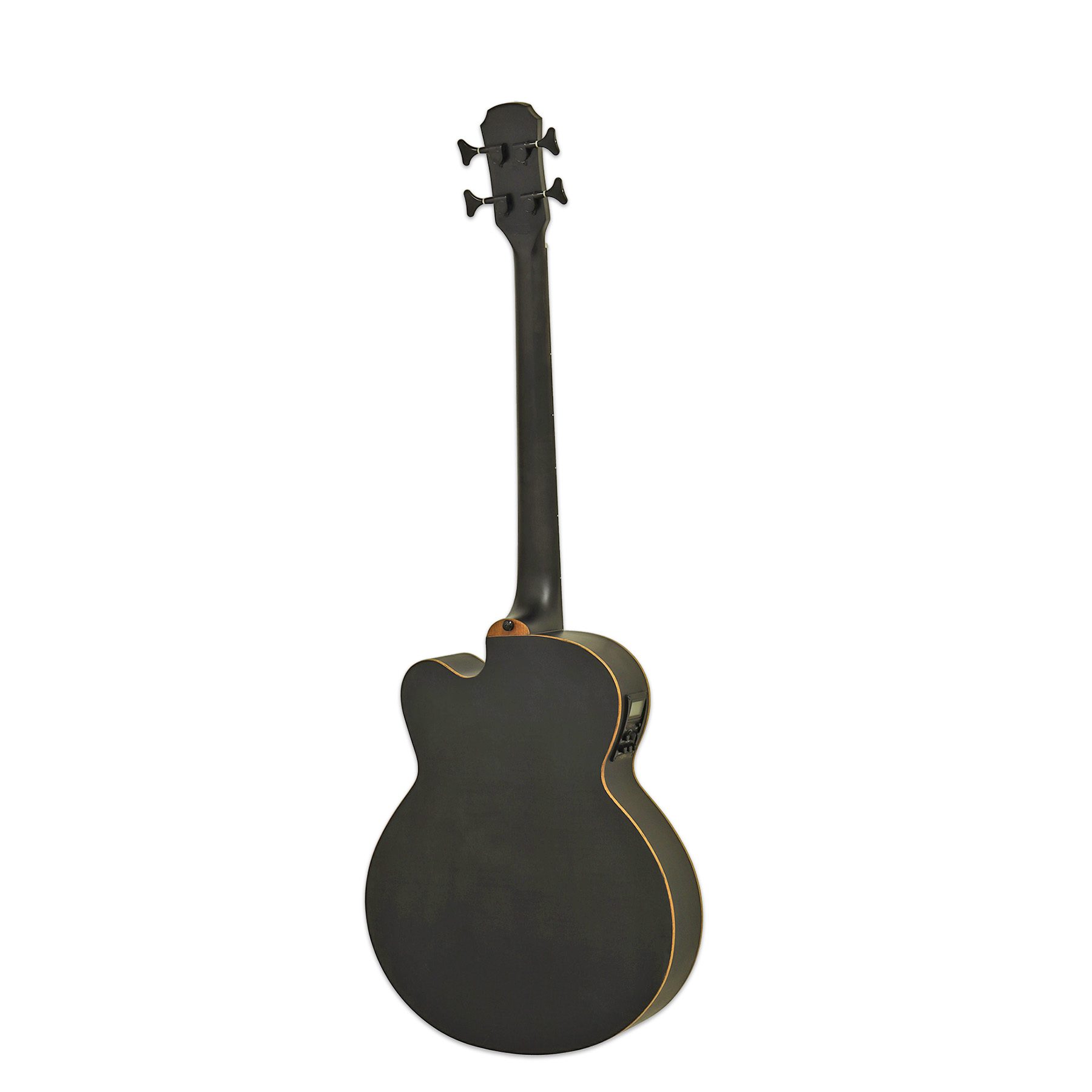 Aria FEB-F2M/FL - Fretless Acoustic Bass - Stained Black - Image 2