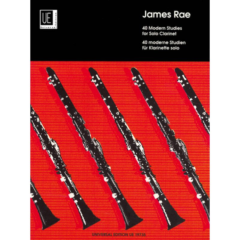 40 Modern Studies For Clarinet - James Rae