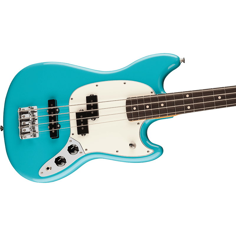 Fender Player II Mustang Bass PJ - RW - Aquatone Blue - Image 7