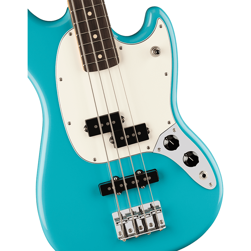 Fender Player II Mustang Bass PJ - RW - Aquatone Blue - Image 5