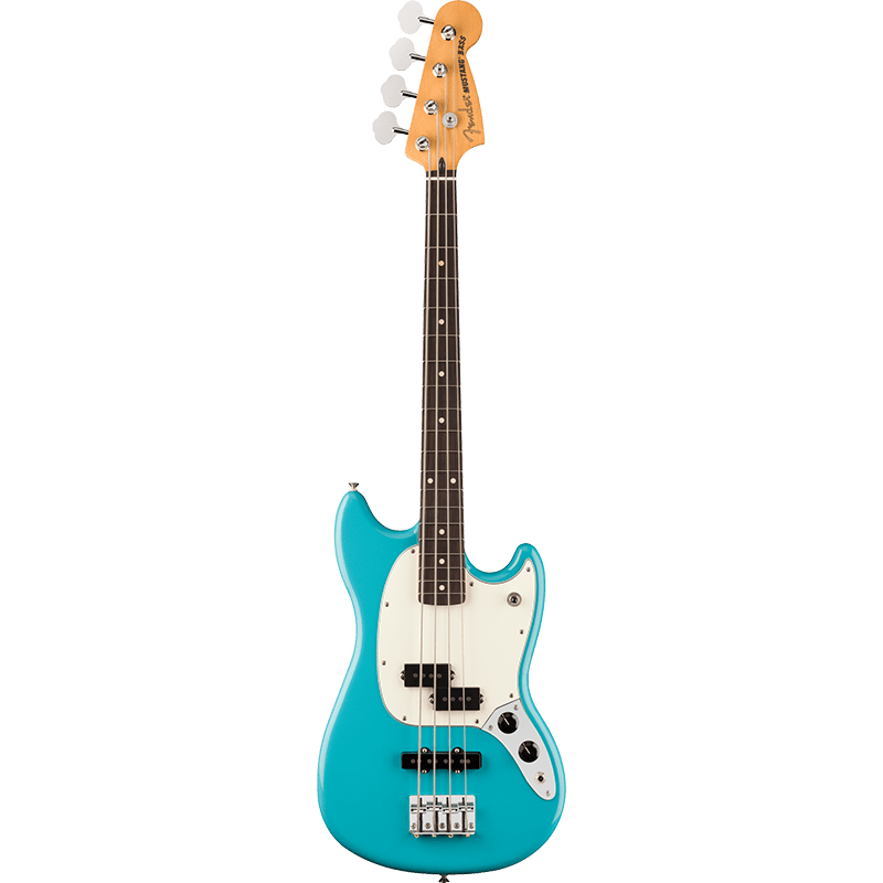 Fender Player II Mustang Bass PJ - RW - Aquatone Blue