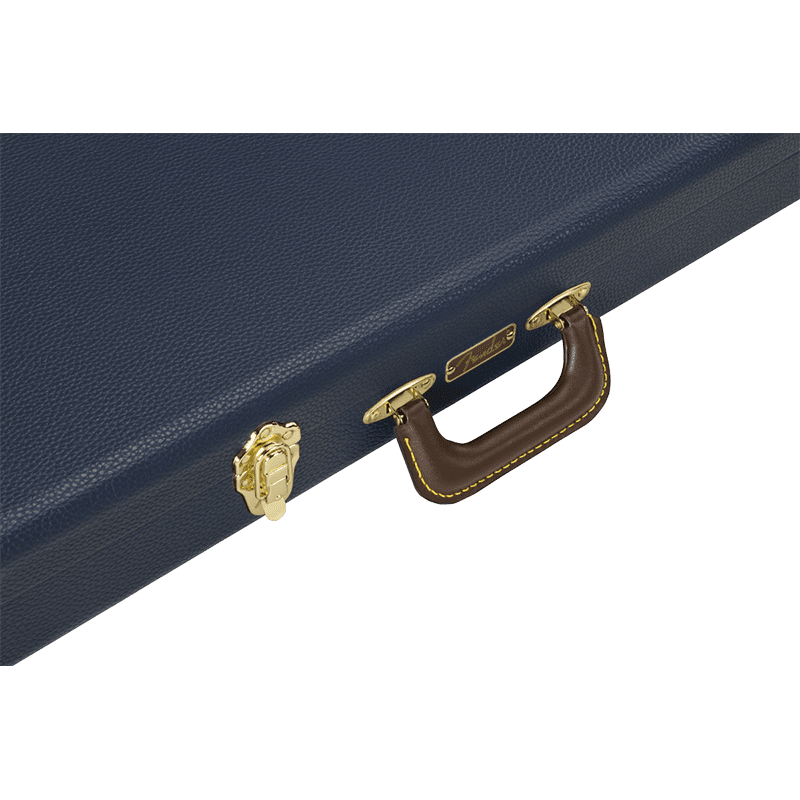 Fender Classic Series Wood Case - Strat/Tele - Navy Blue - Image 2