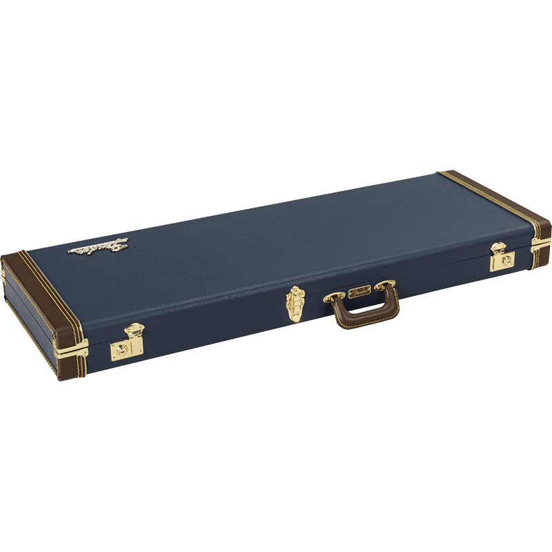 Fender Classic Series Wood Case - Strat/Tele - Navy Blue - Image 3