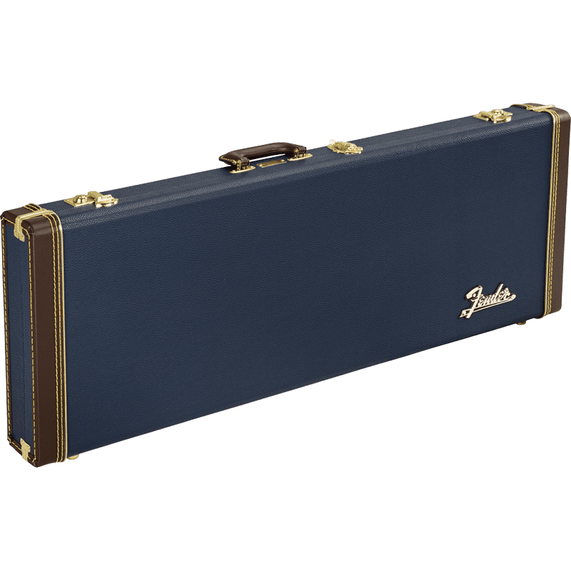 Fender Classic Series Wood Case - Strat/Tele - Navy Blue