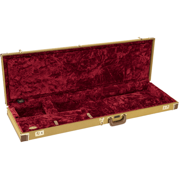 Fender Classic Series Wood Case - Precision/Jazz Bass - Tweed - Image 4