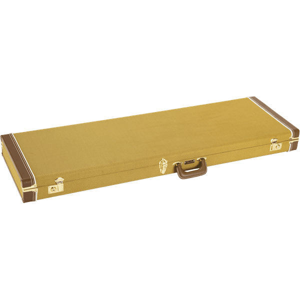 Fender Classic Series Wood Case - Precision/Jazz Bass - Tweed - Image 2