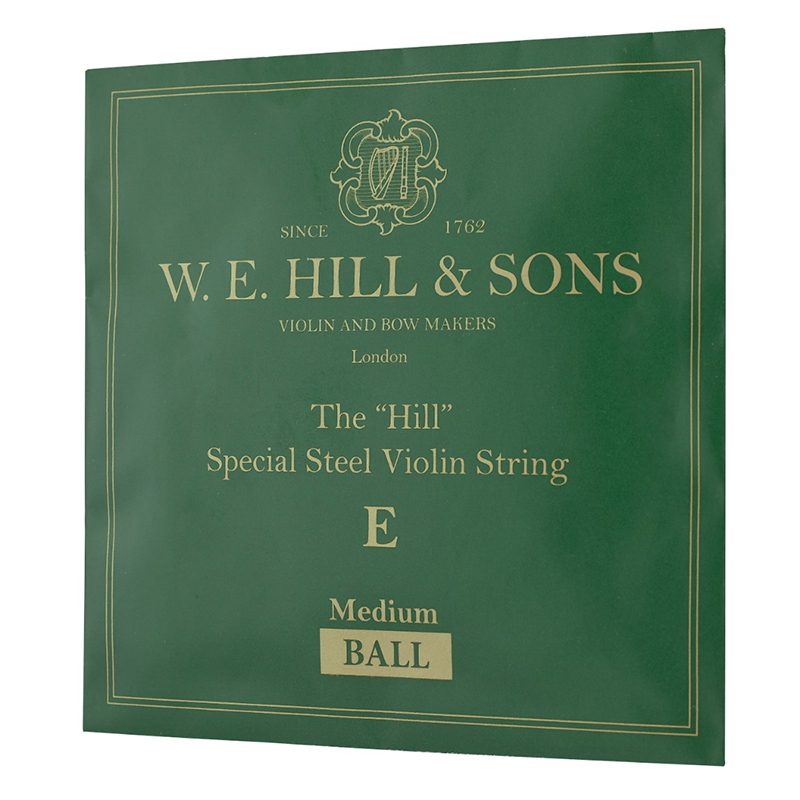 W.E. Hill - Violin String - E - Ball End - Medium