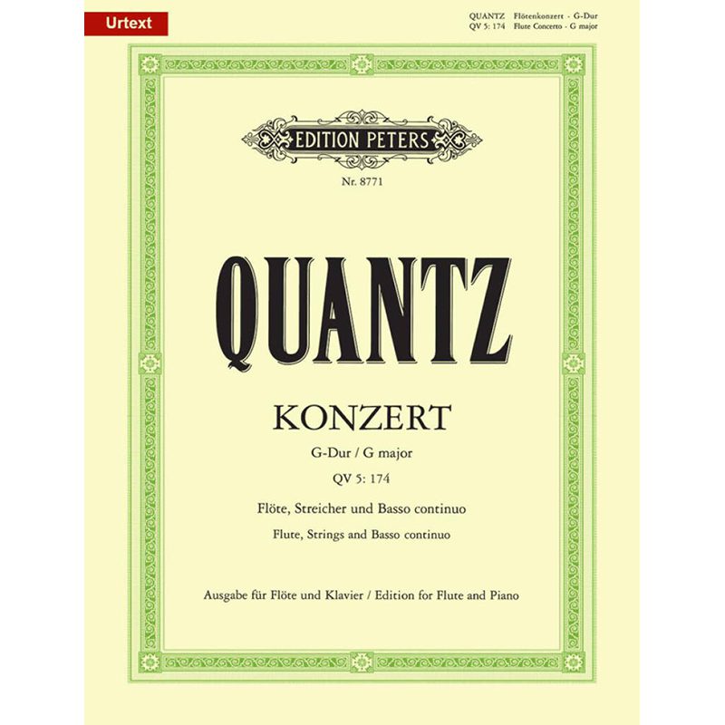 Quantz - Flute Concerto In G Minor QV5:174