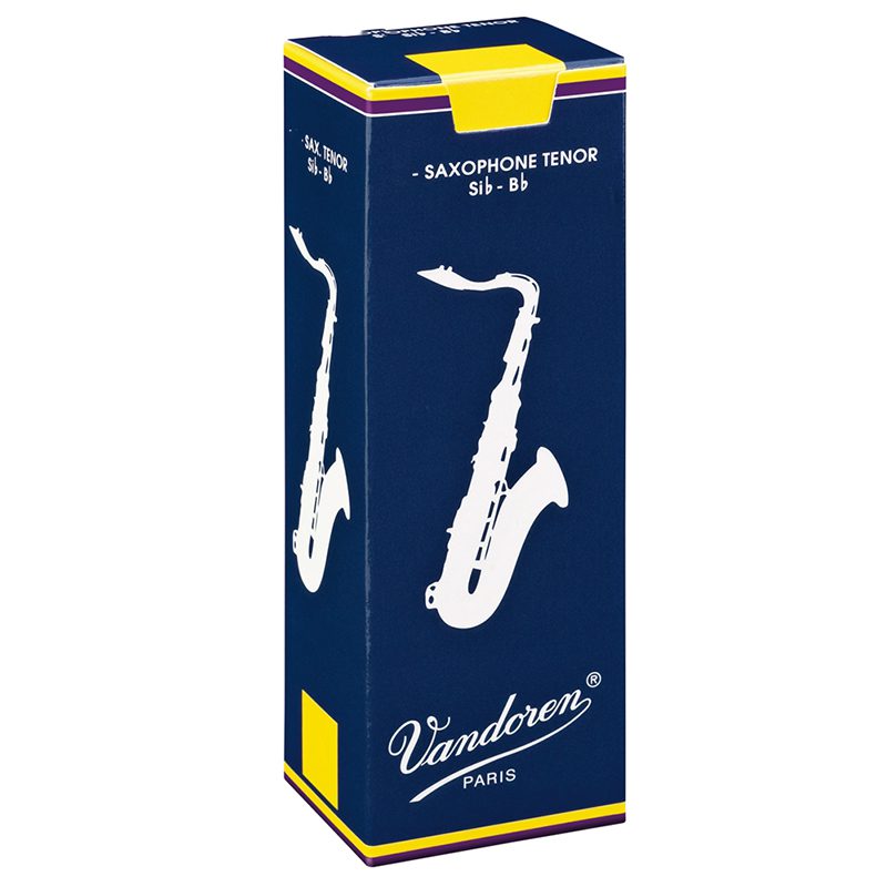 Vandoren Traditional Tenor Saxophone Reeds - Size 2 - 1 Pack
