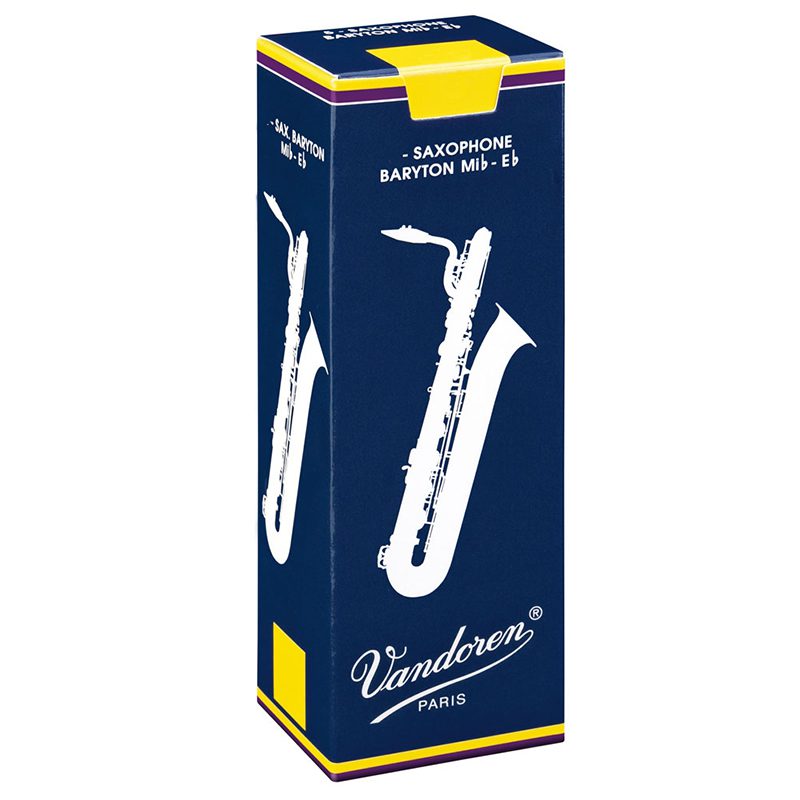 Vandoren Baritone Saxophone Reeds - Traditional - Size 2 - Pack of 5