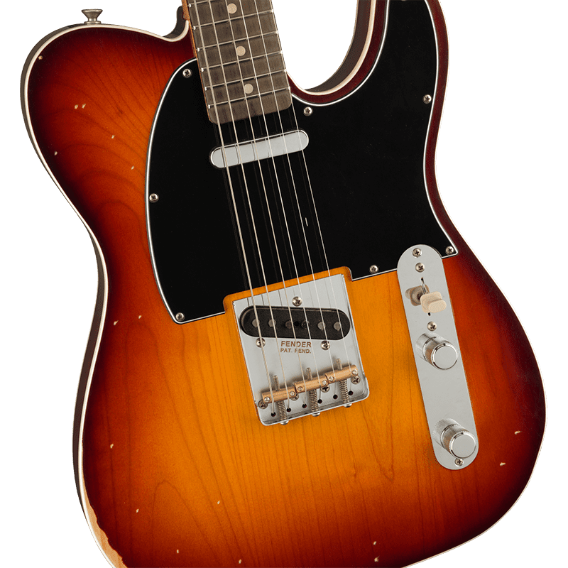 Fender Jason Isbell Custom Telecaster - RW - 3-Colour Chocolate Burst - Image 5