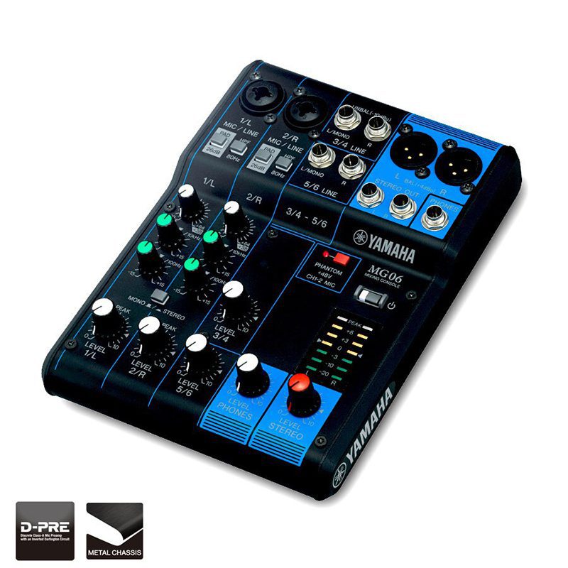 Yamaha MG06 Mixing Console - Image 3